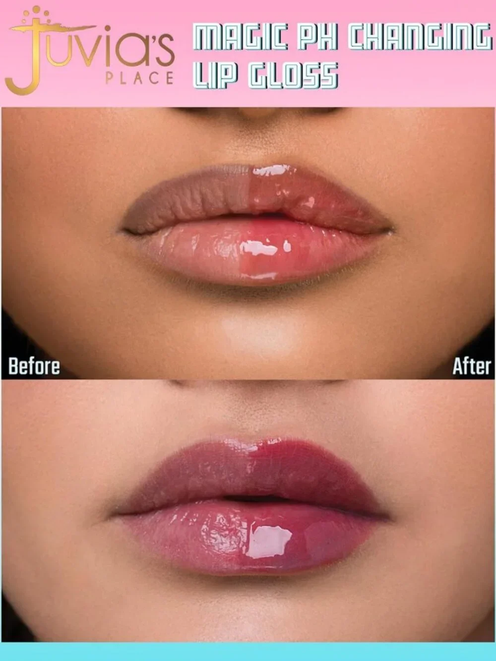 Color Changing Lip Gloss - High Shine, Long Lasting, Lightweight & Non-Sticky